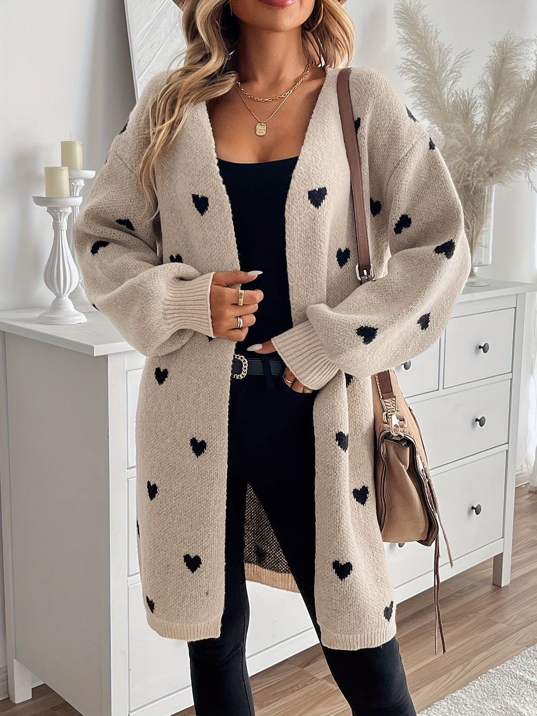 Jade - Heart Cardigan