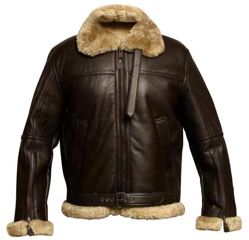 Enzo™ - Sheepskin Leather Jacket